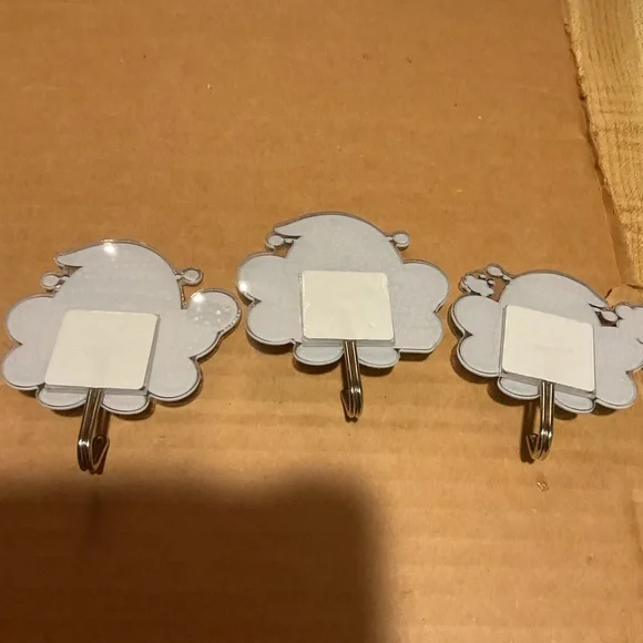 Handmade Bee Gnome Wall Hooks Diamond Art Decor Choose Your Style - Picture 3 of 3